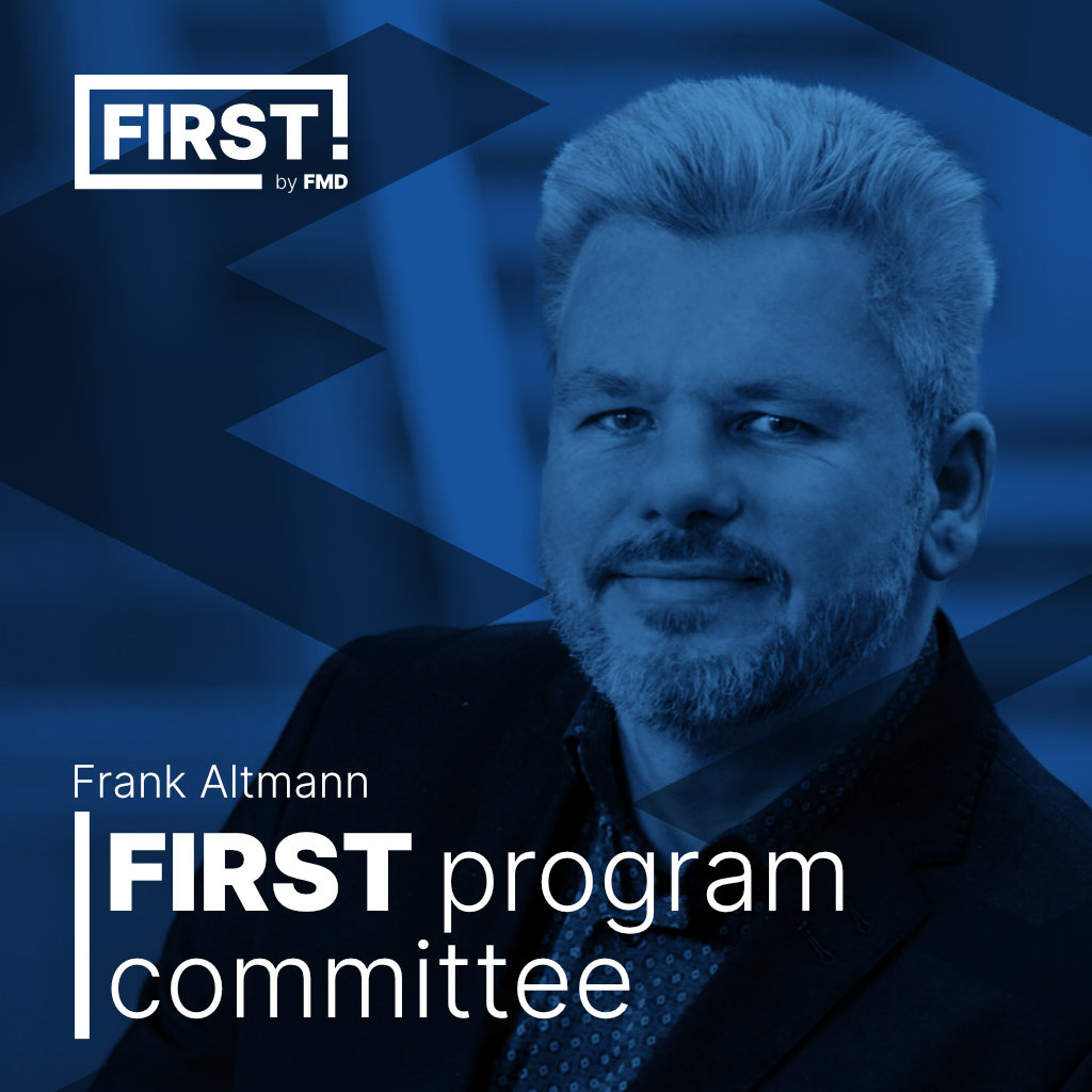 Frank Altmann | Speaker @ FIRST by FMD